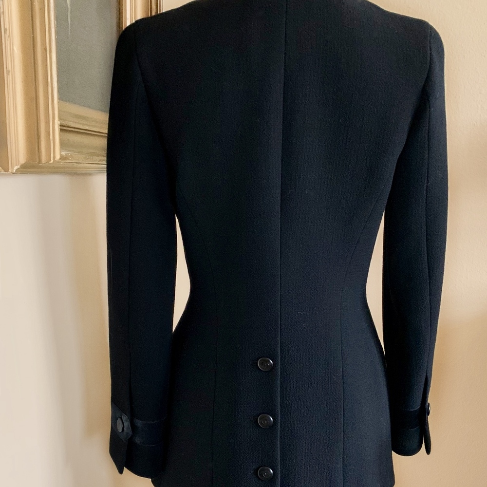Chanel set Wool Slk Trim 40 - Picture 2 of 10